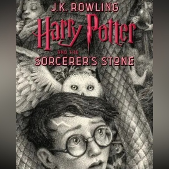 J.K.  Harry Potter and The Sorcerer’s  Stone Paperback Chapter Book - Picture 1 of 4
